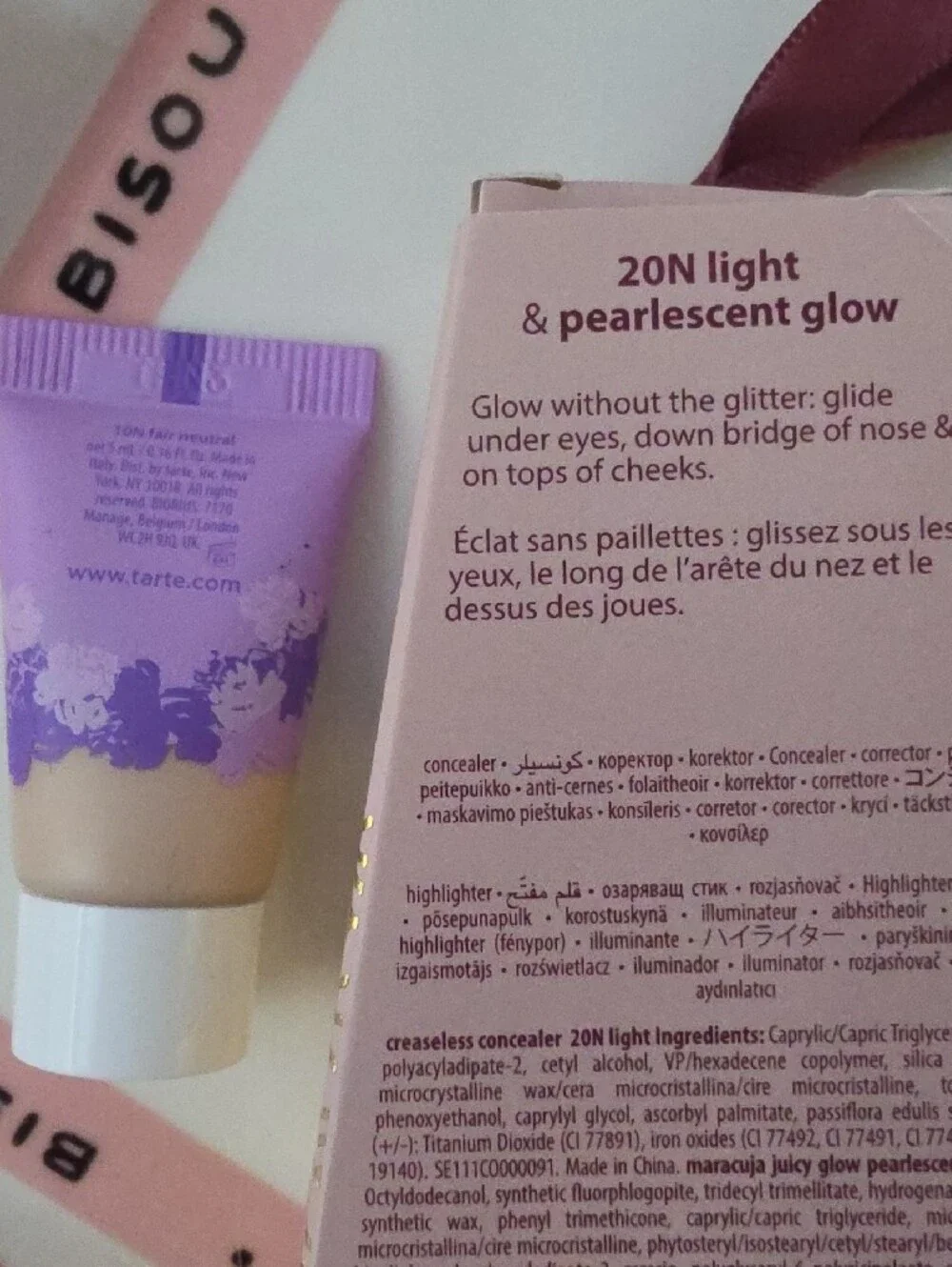 Tarte 3 Pack-Pearlescent Glow, Creaseless Concealer & Tinted Hydrator-Travel Siz
